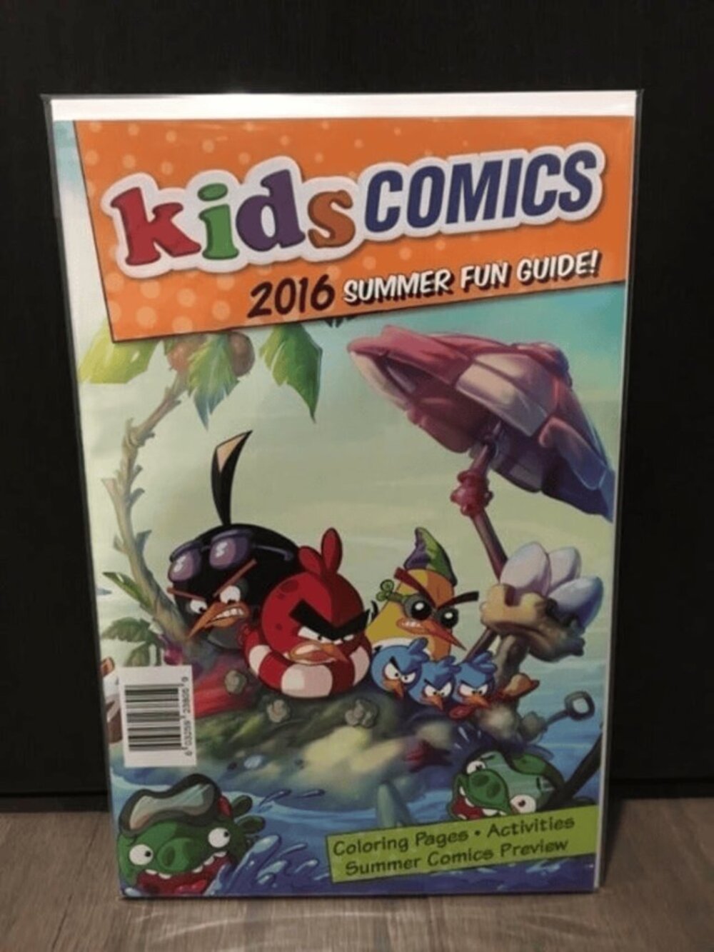 Kids Comics 2016 Summer Fun Guide - Vintage Angry Birds Movie Promo